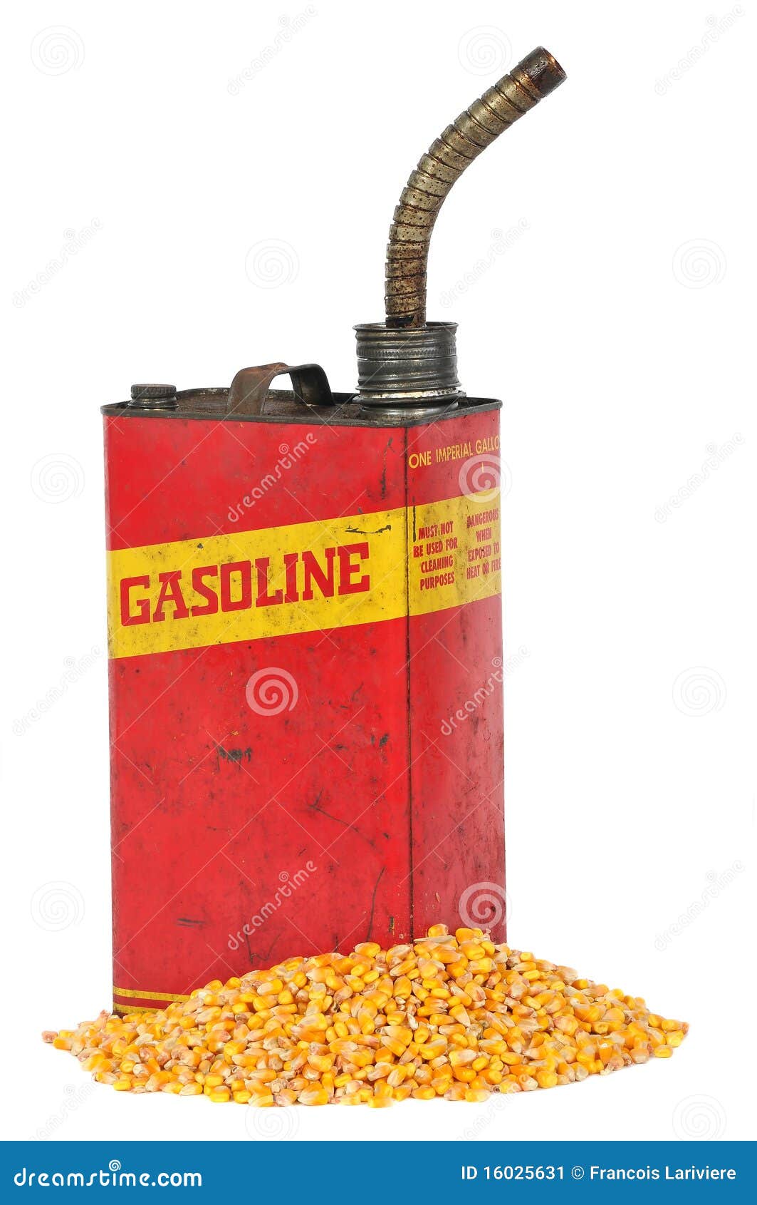 Vintage Fuel Container Gasoline Or Corn Ethanol Stock Image Image