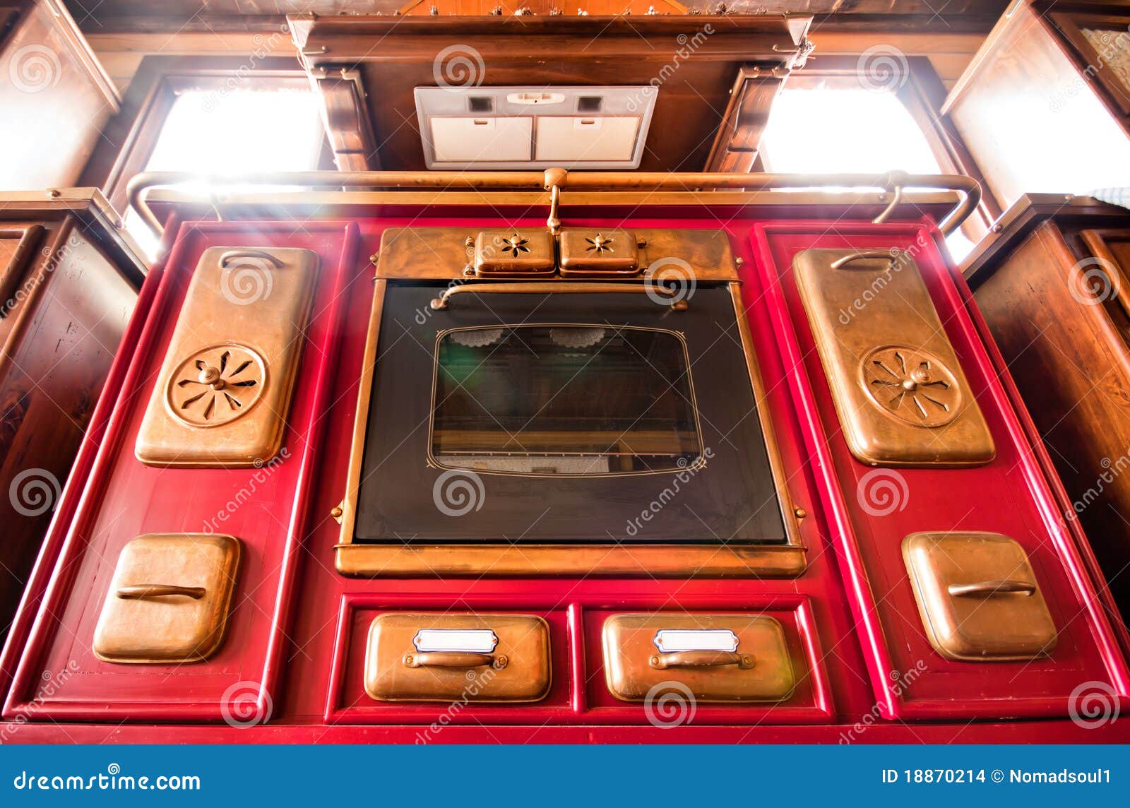 Vintage gas cooker stock photo. Image of style, kitchen 18870214