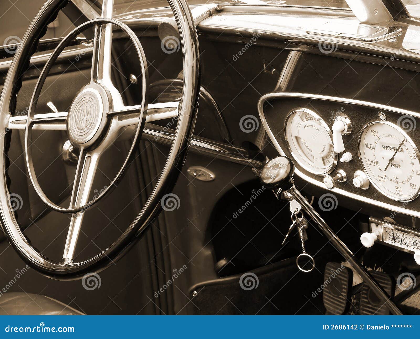 Vintage german car stock photo. Image of power, detail 2686142