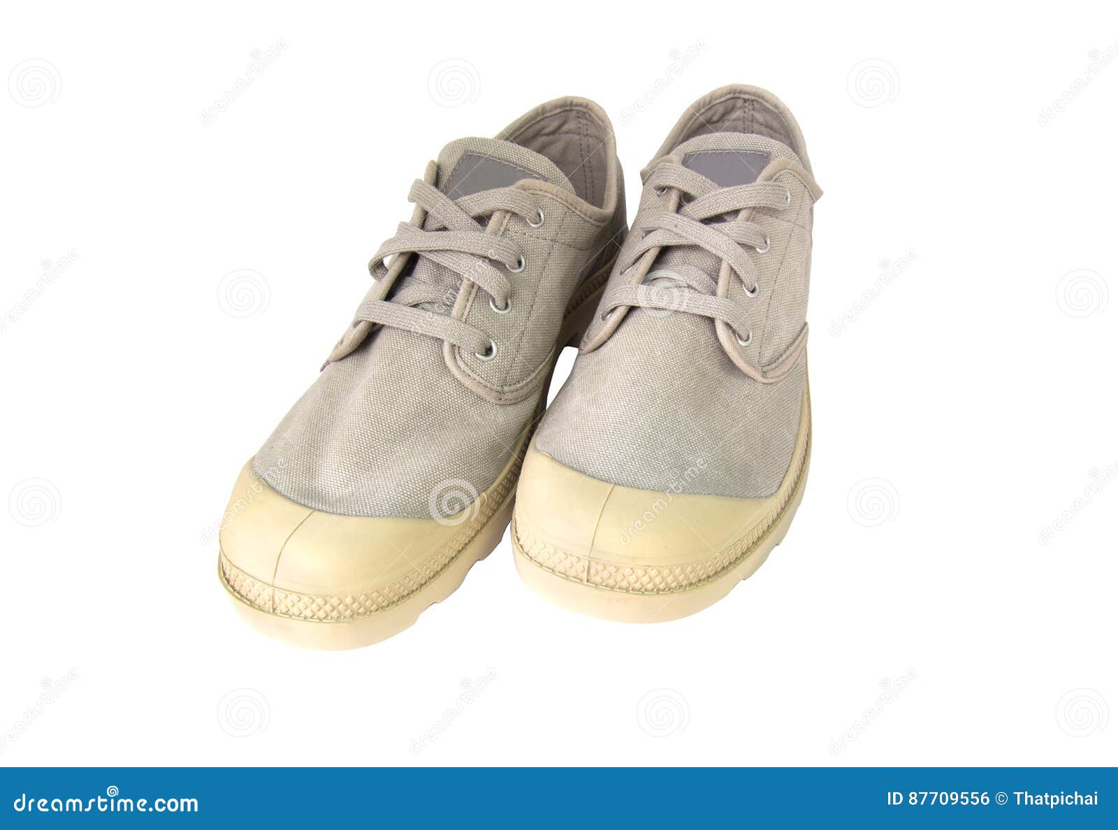 Vintage Gray Shoes Isolated on White Background Stock Photo Image of rubber, dirt 87709556
