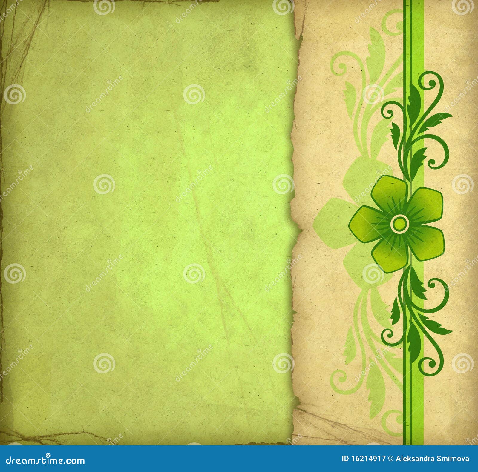 Green Vintage Scrapbook Paper Stock Illustrations – 19,936 Green