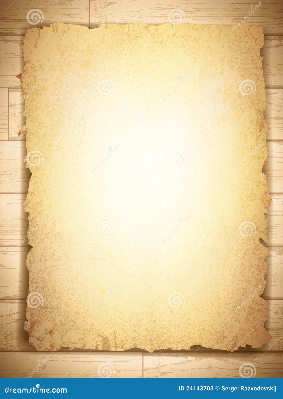 vintage grunge burnt paper at wooden background