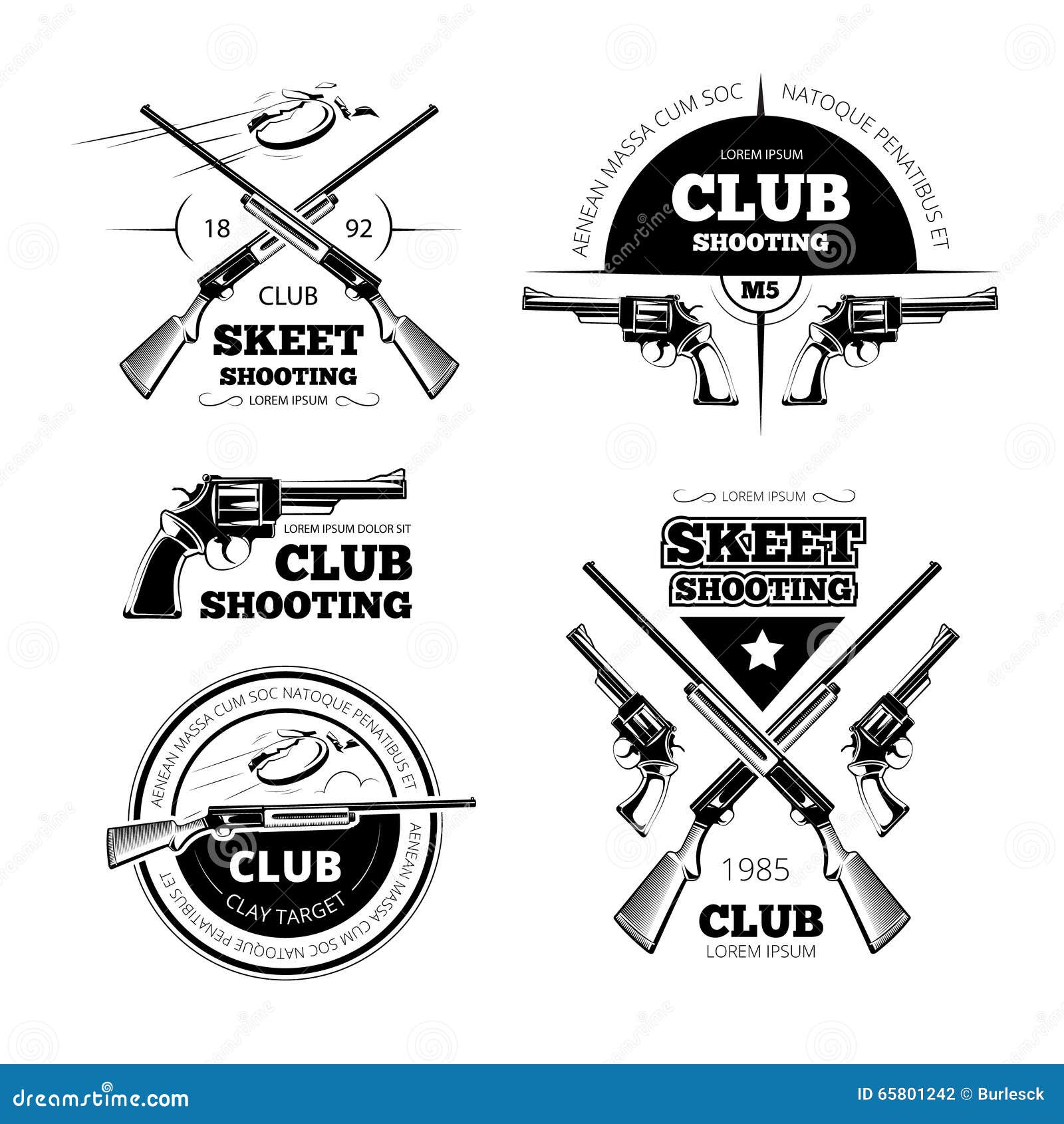 Gun Range Logos