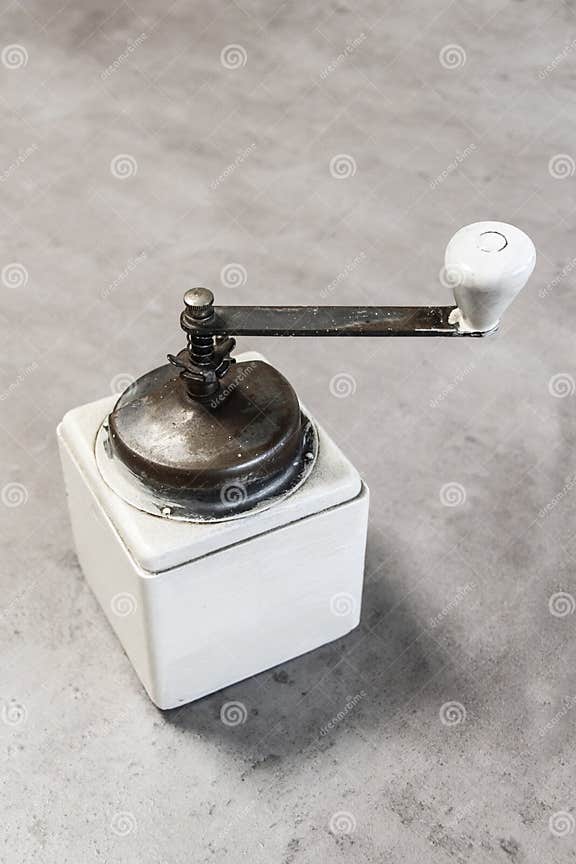 Vintage Hand Coffee Grinder Stock Image Image of fresh, delicious