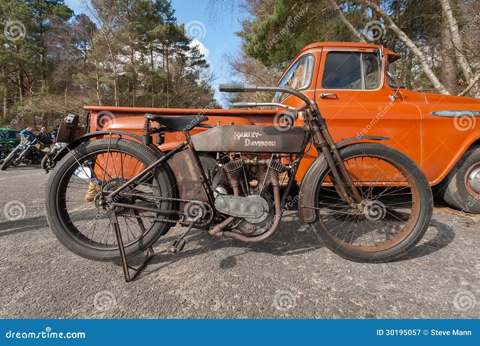vintage auto bike