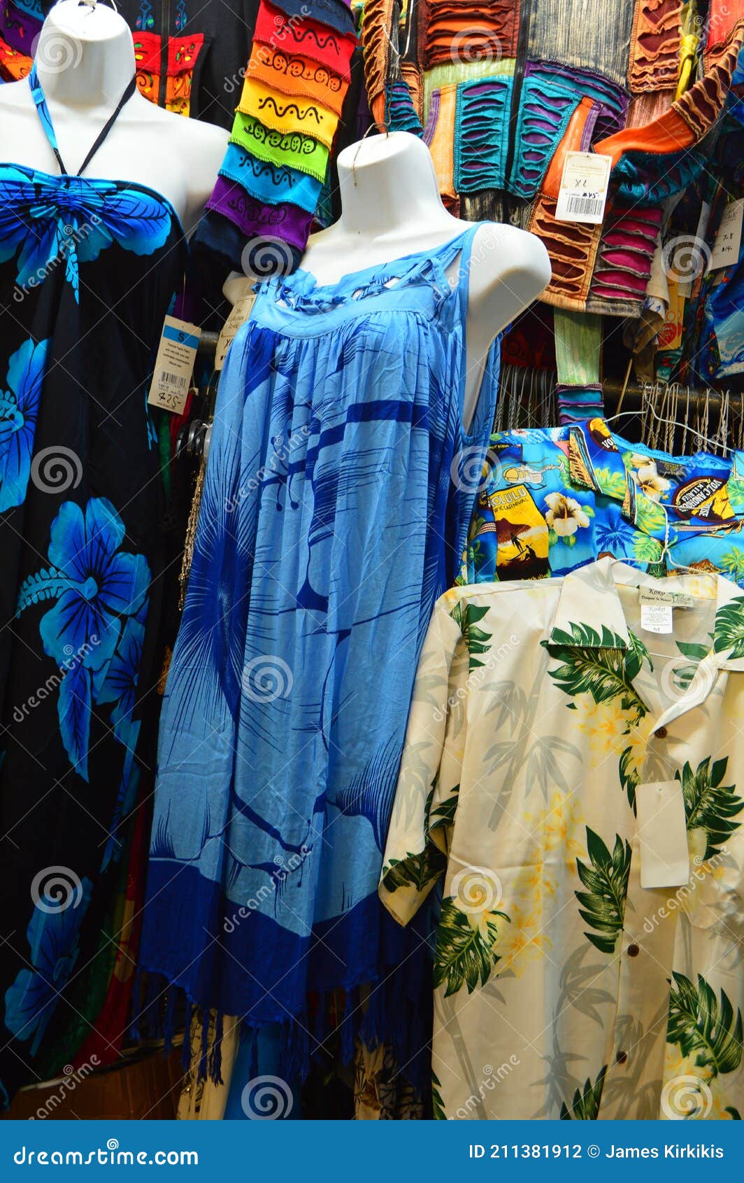 Vintage Hawaiian clothes editorial photography. Image of economy ...