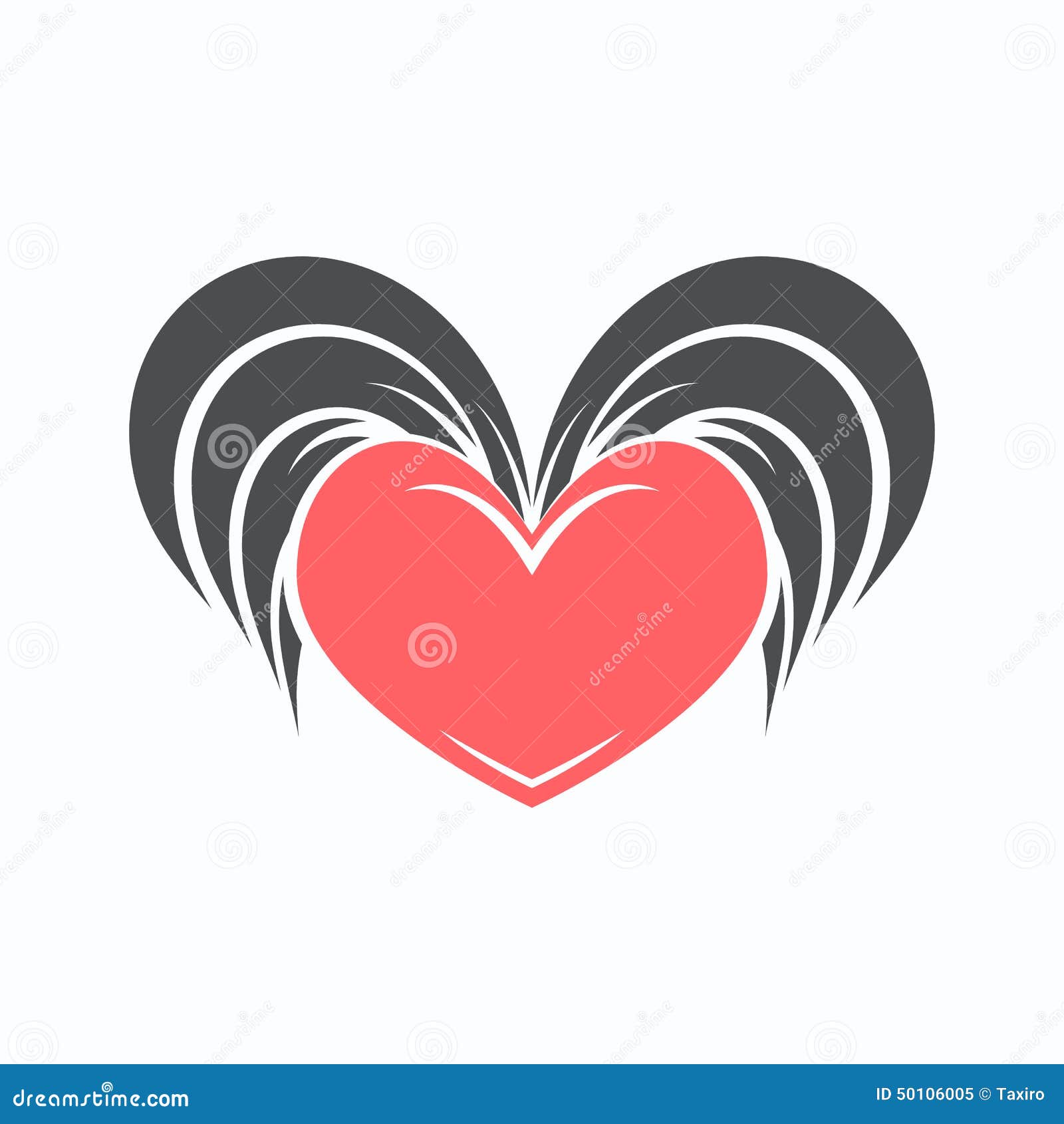 Download Vintage heart vector tatoo stock vector. Illustration of ...