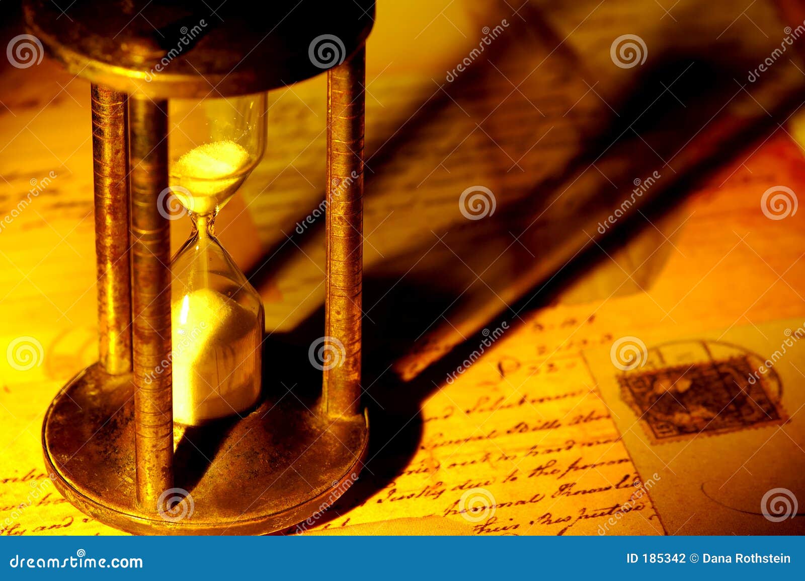 Vintage Hourglass stock photo. Image of abstract, write 185342