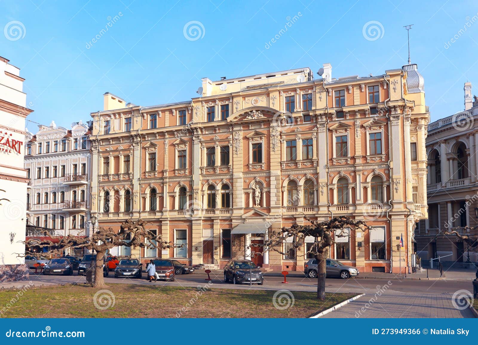 Vintage House of Downtown in Odessa, Ukraine Editorial Photo Image of