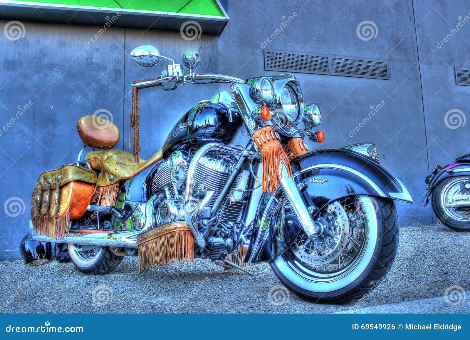 Vintage Indian Chief Motorcycle