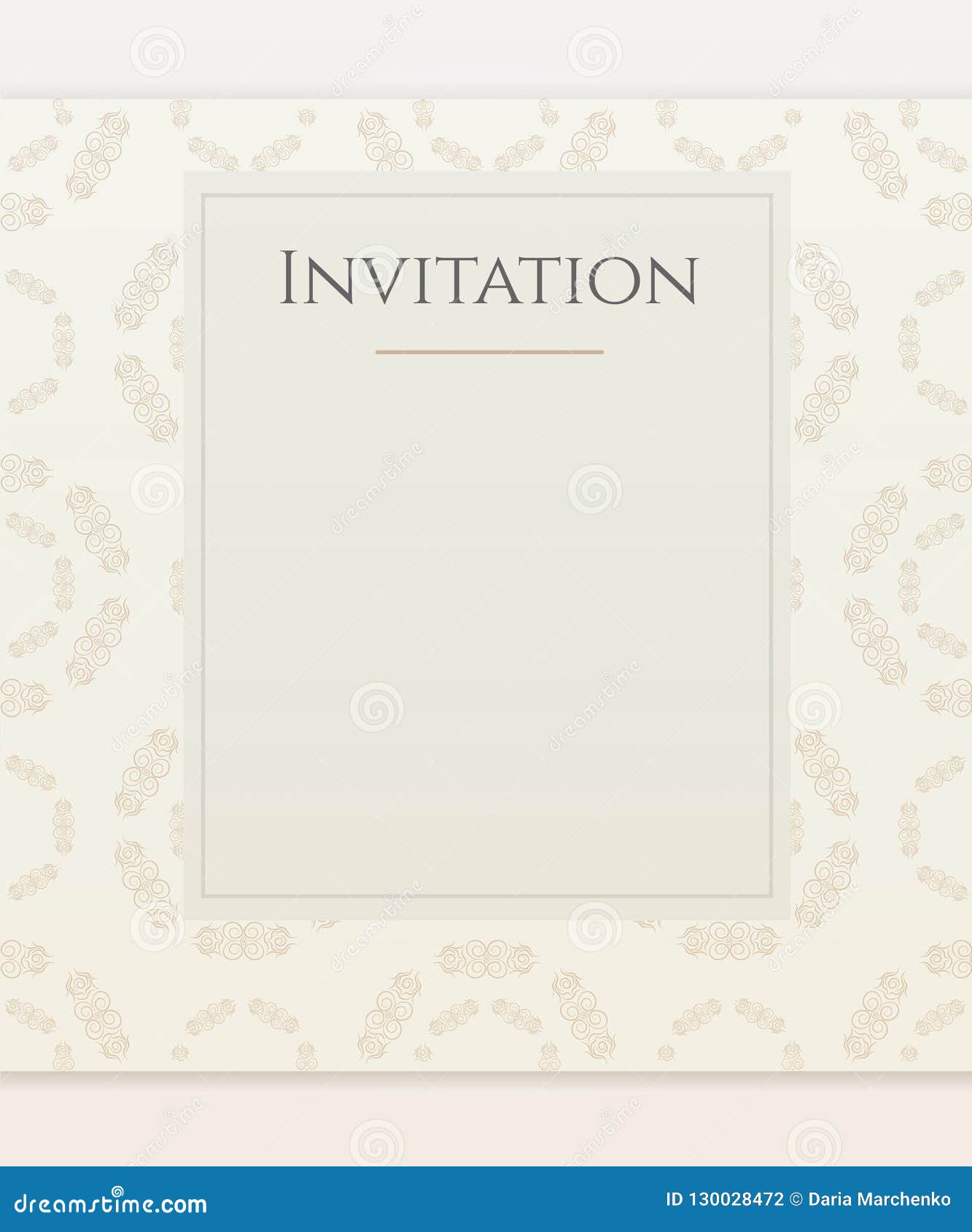 blank vintage invitation templates