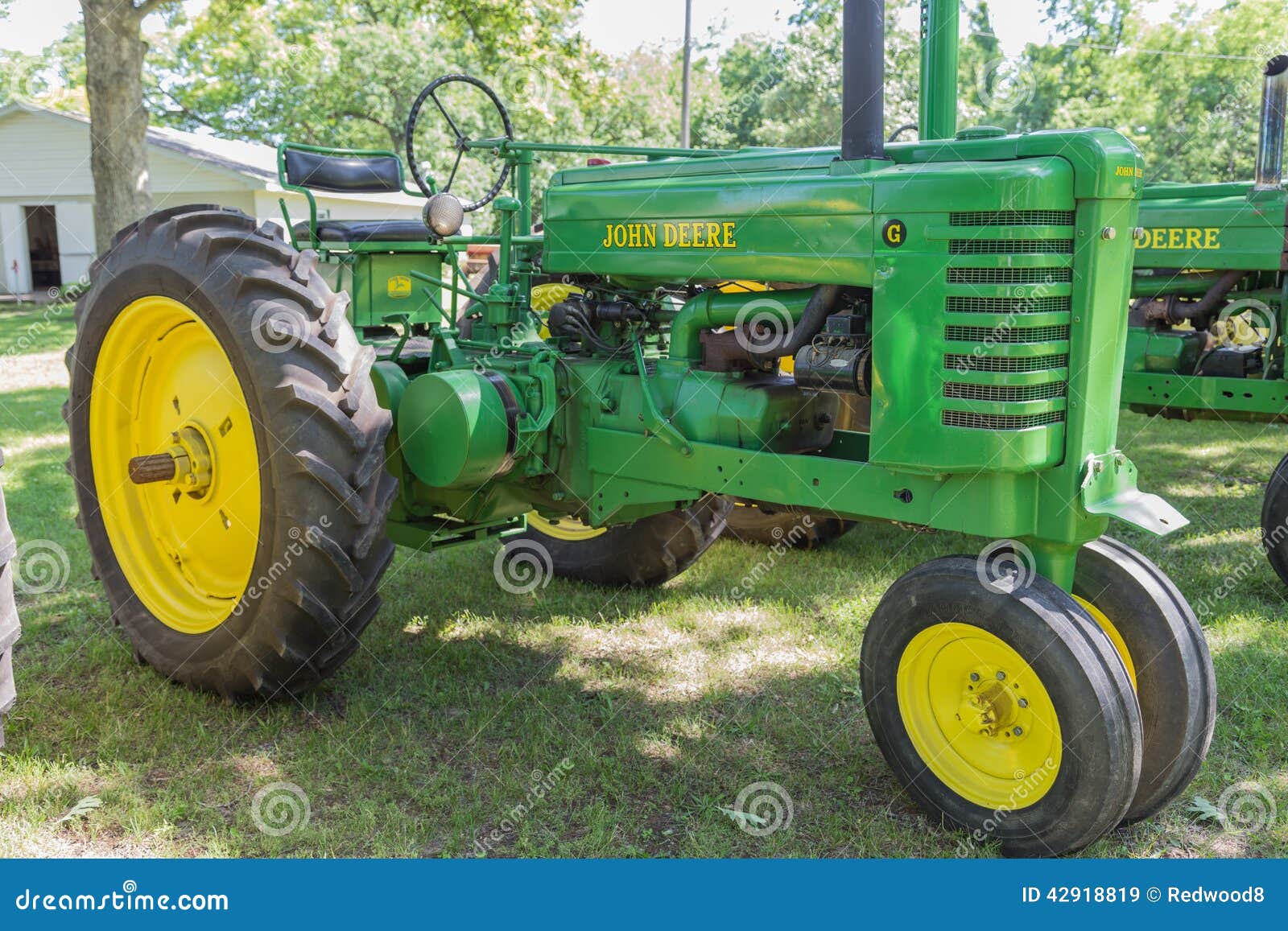 Vintage John Deere Model G Farm Tractor Editorial Stock Image Image Of Farming Green