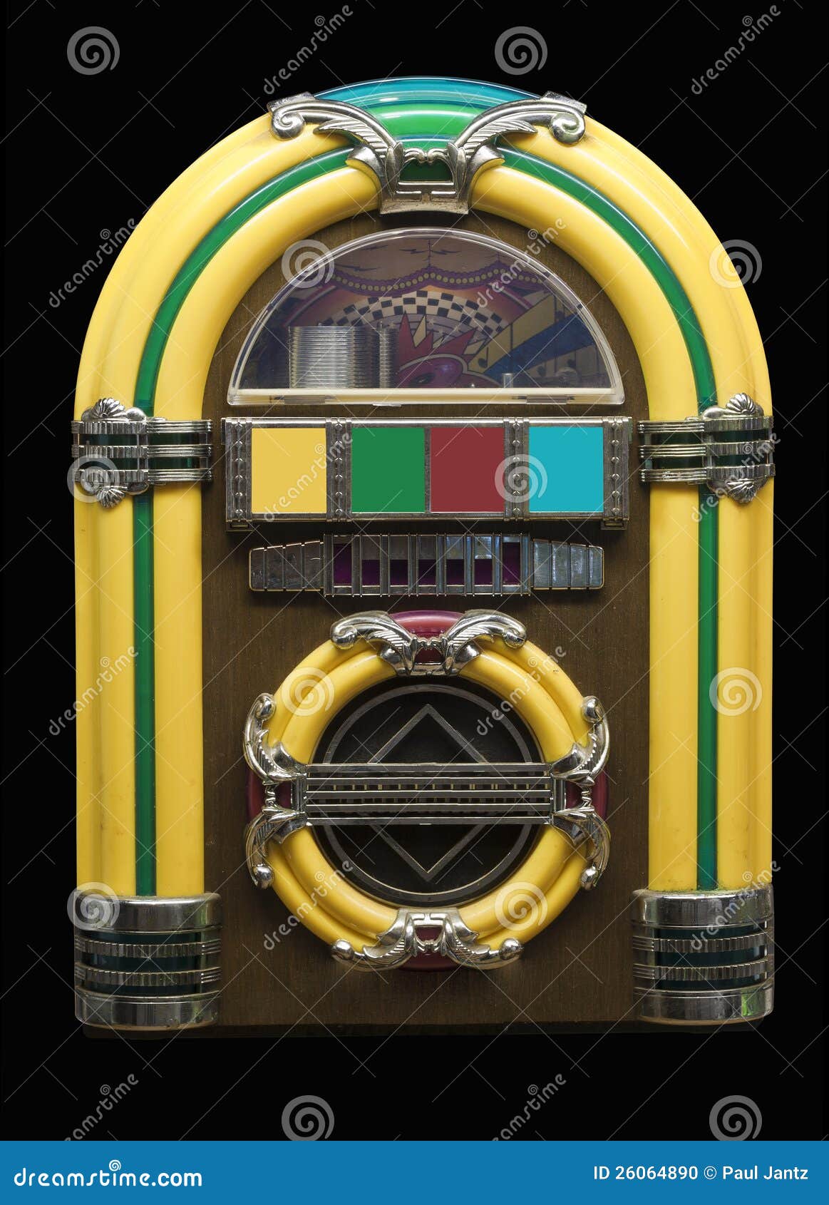 Retro Jukebox Isolated Stock Photo - Download Image Now - Jukebox