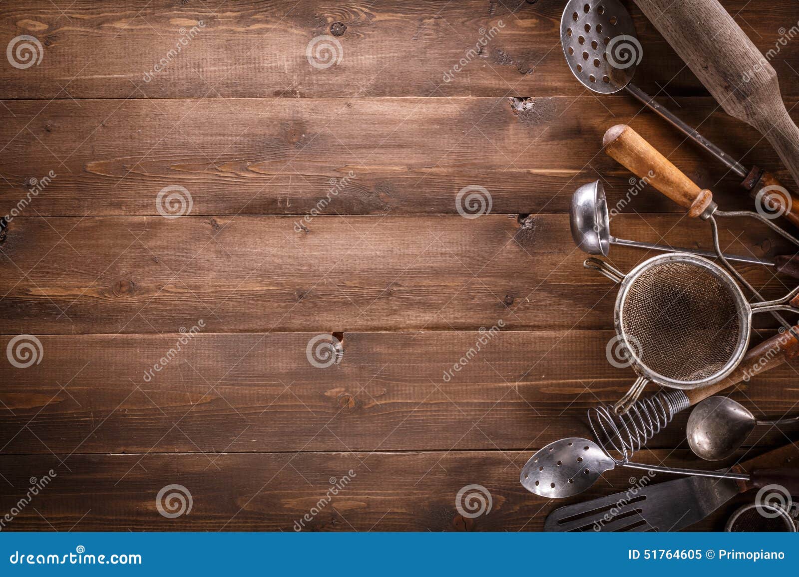 Kitchen Interior With Vintage Kitchenware Stock Photo, Picture and Royalty  Free Image. Image 47429586.