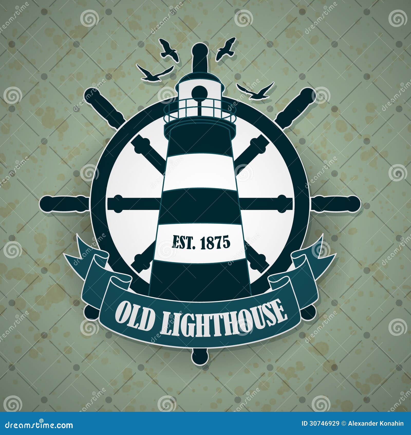 Design Nautical Theme vintage label with a nautical theme royalty free stock images nautical