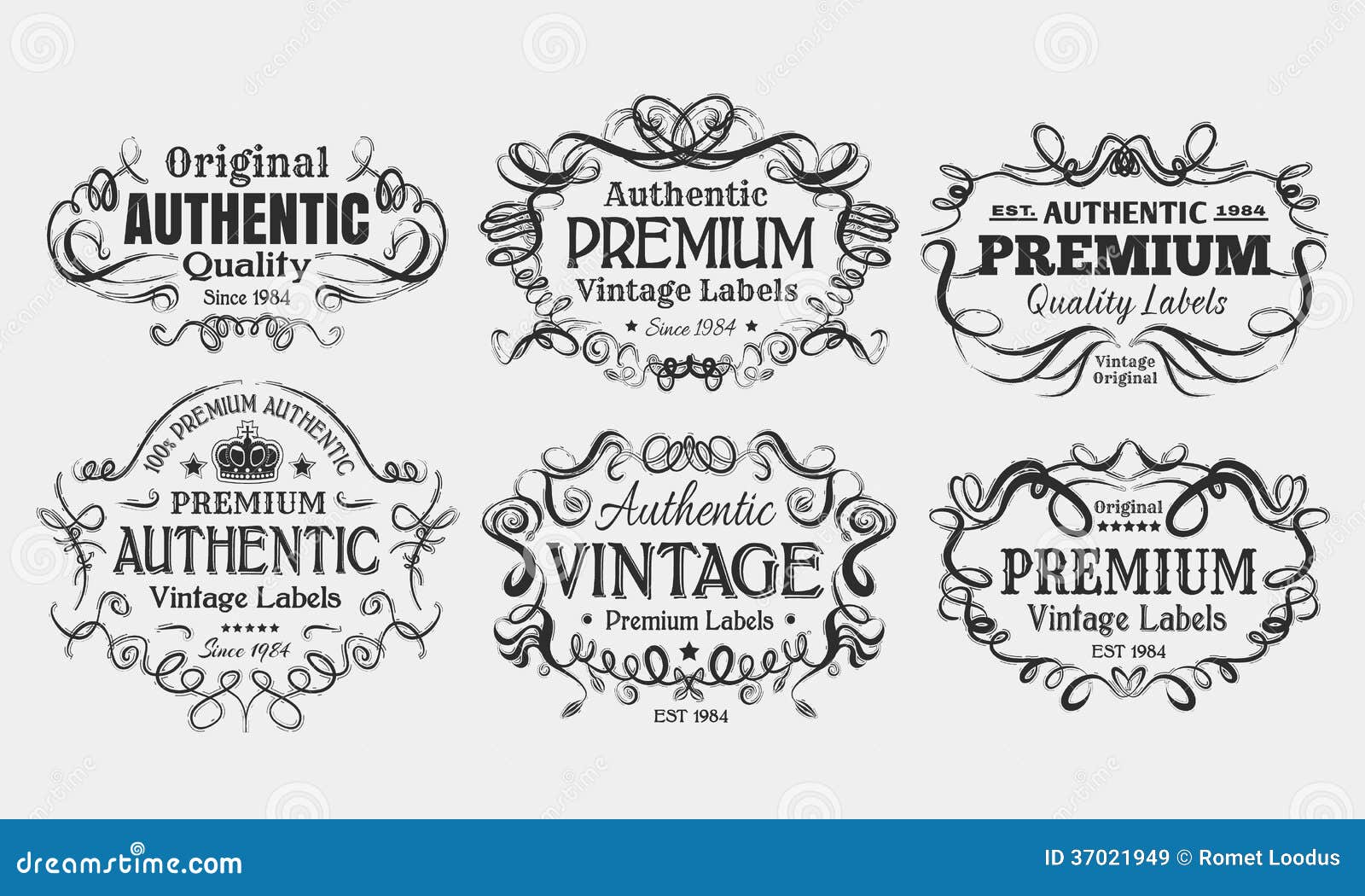 vintage labels