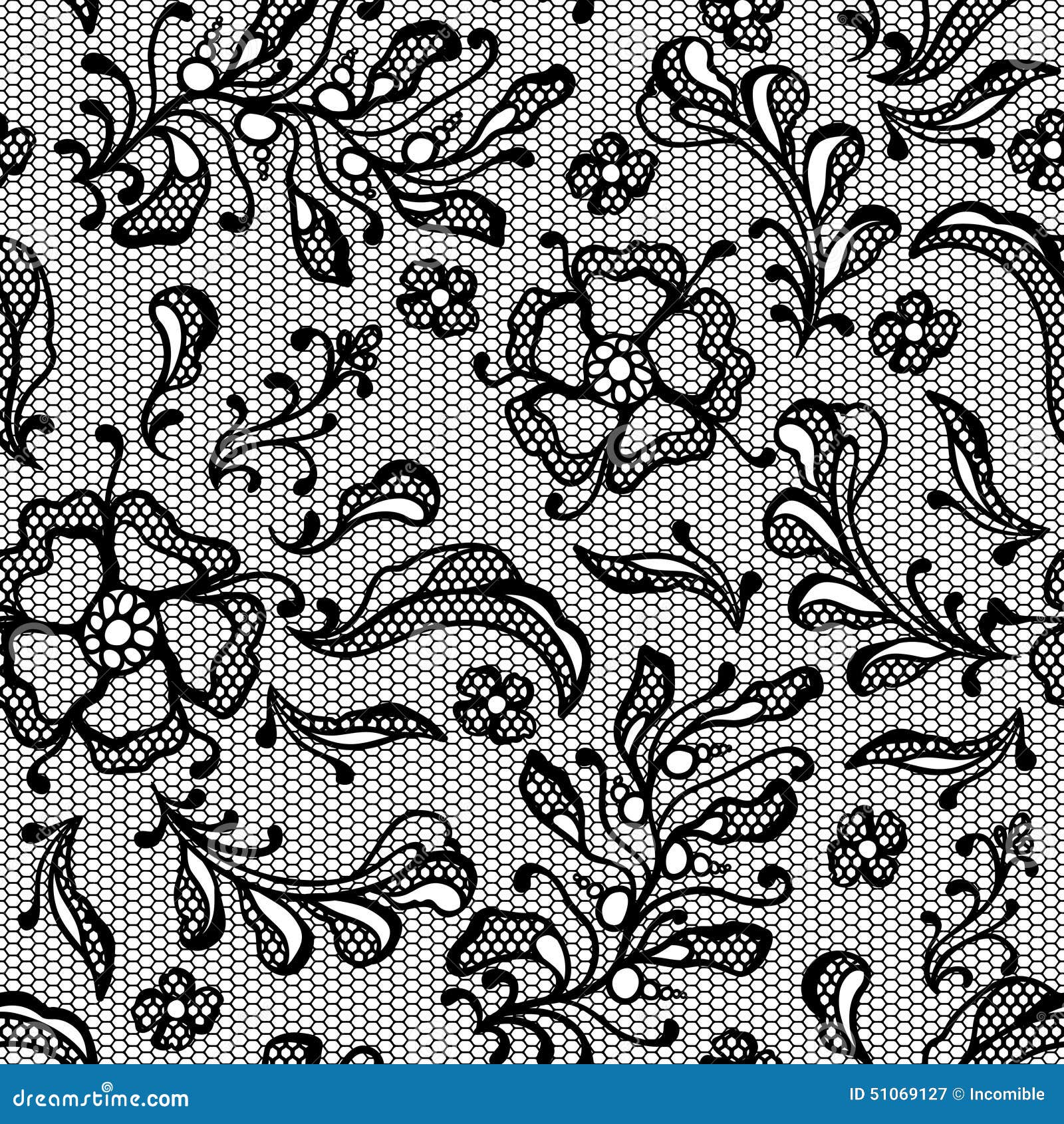 Vintage Lace Background, Ornamental Flowers Stock Vector - Illustration ...