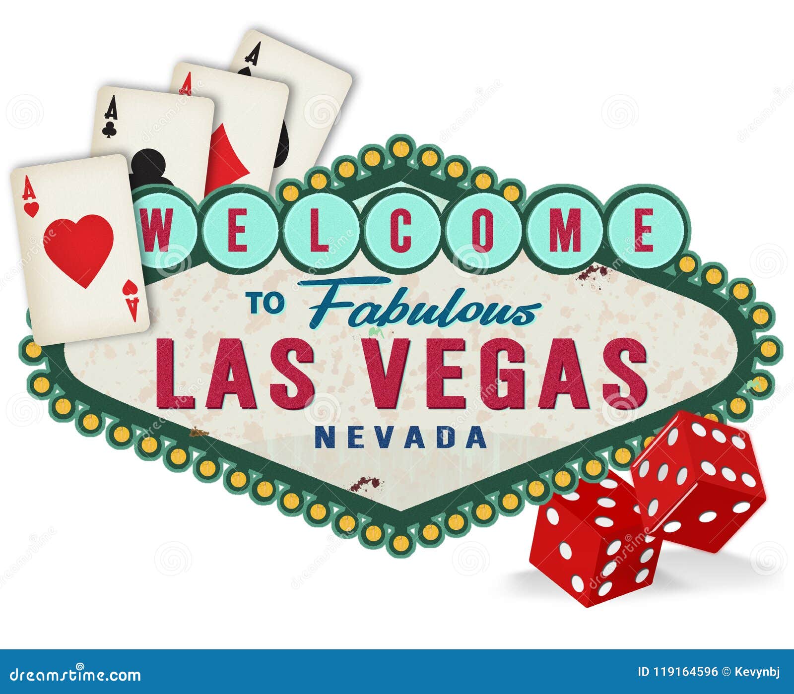 Vector logo for Las Vegas stock vector. Illustration of design - 157392081