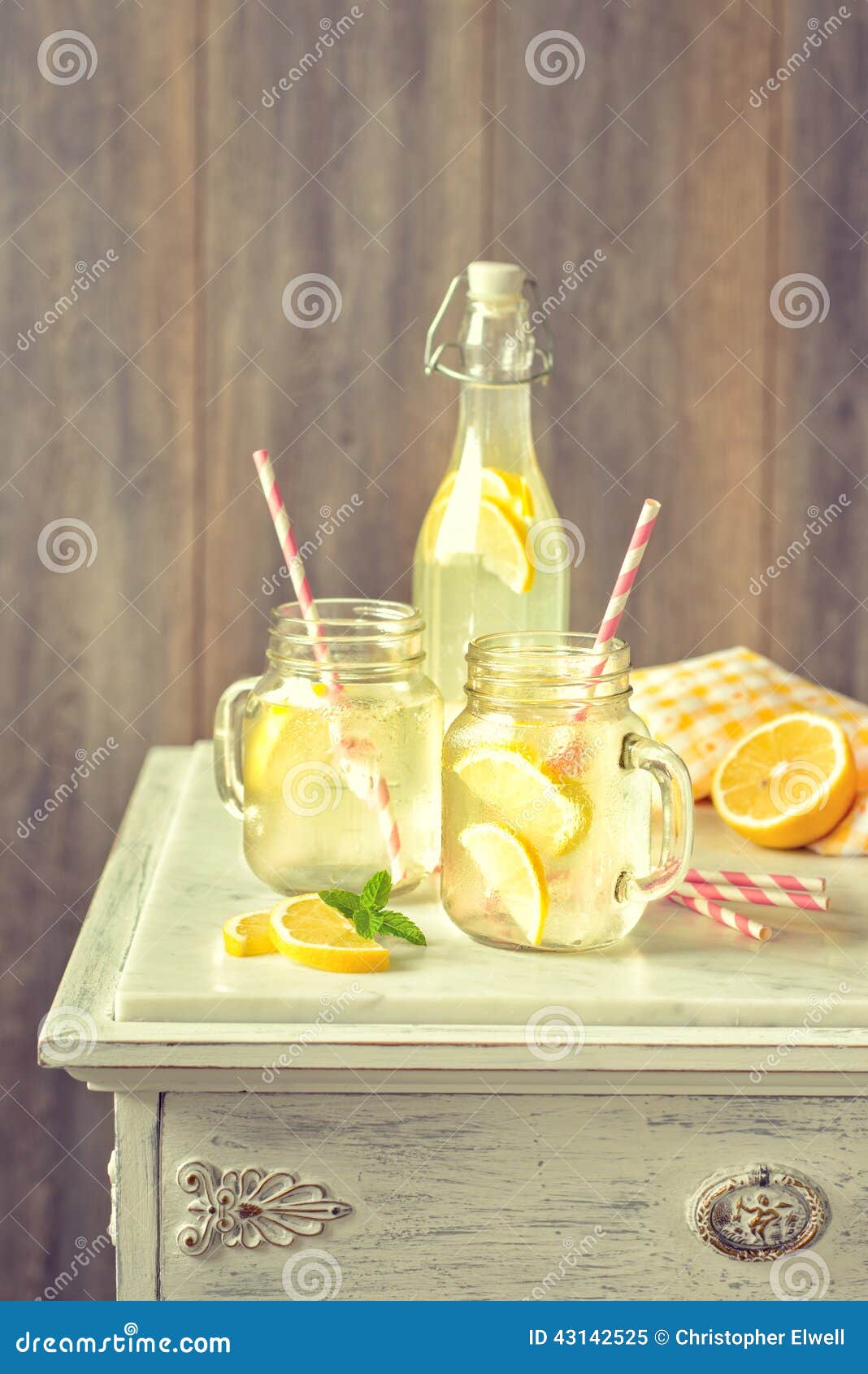 Vintage Lemonade stock image. Image of check, bottle 43142525