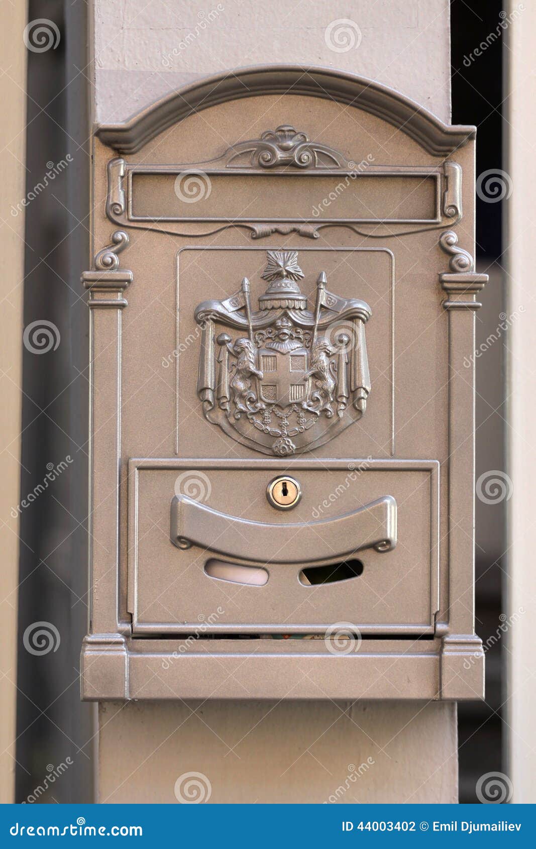 Vintage letter box stock photo. Image of ornamental, mailbox 44003402