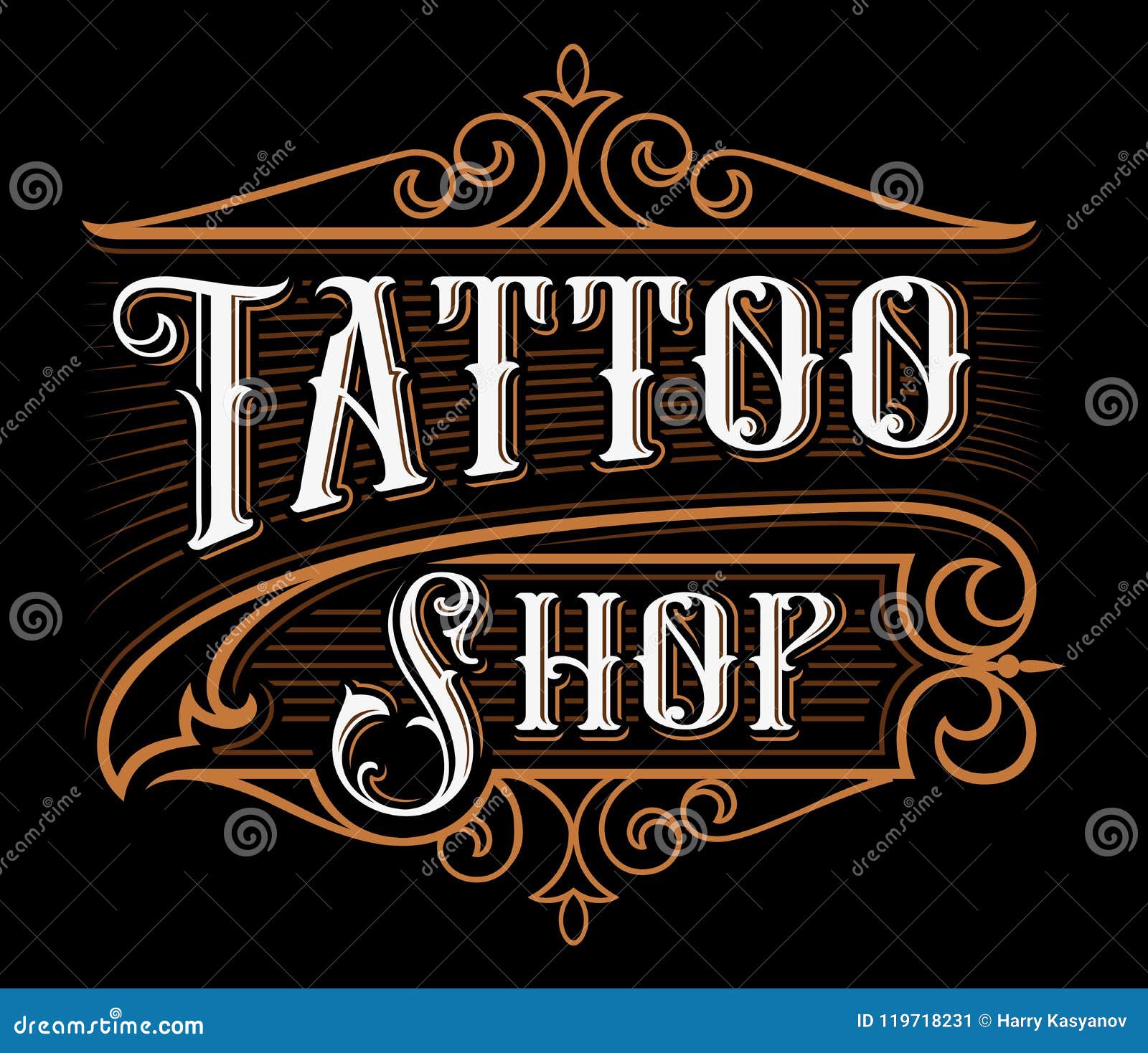 Tattoo Shop Logo Designs