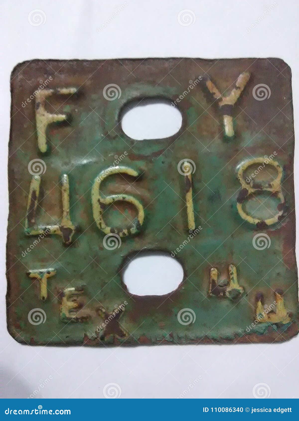 Vintage Car License Plates On A Wall Editorial Image CartoonDealer