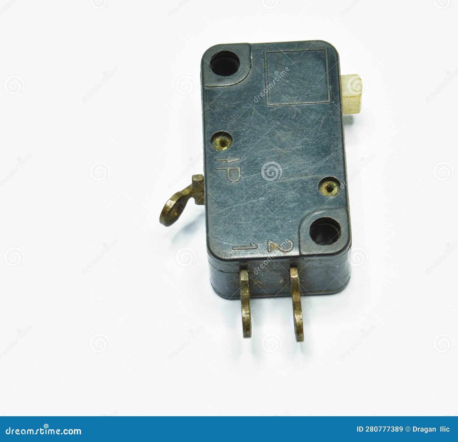 Vintage light switch stock image. Image of electrical 280777389