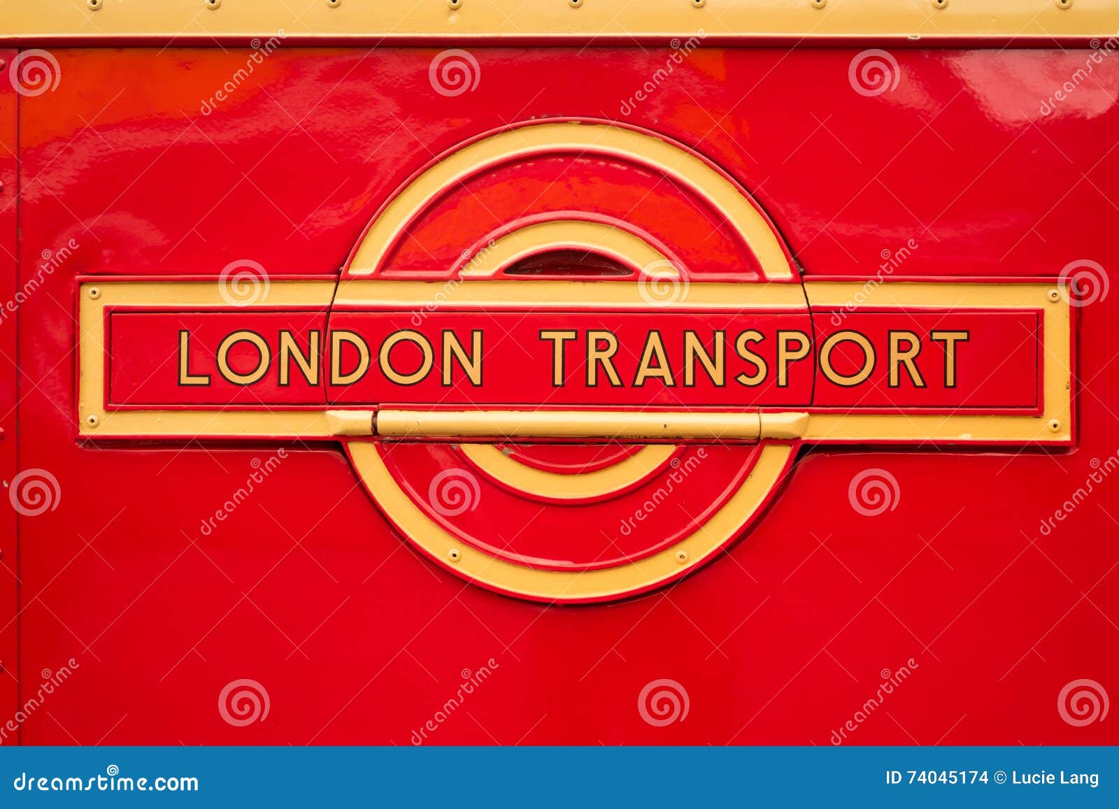 Vintage London Transport Badge. Editorial Stock Image - Image of travel ...