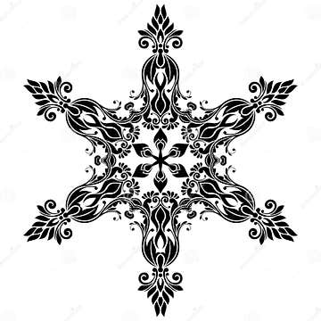 Vintage Mandala Design in White Background Stock Vector - Illustration ...