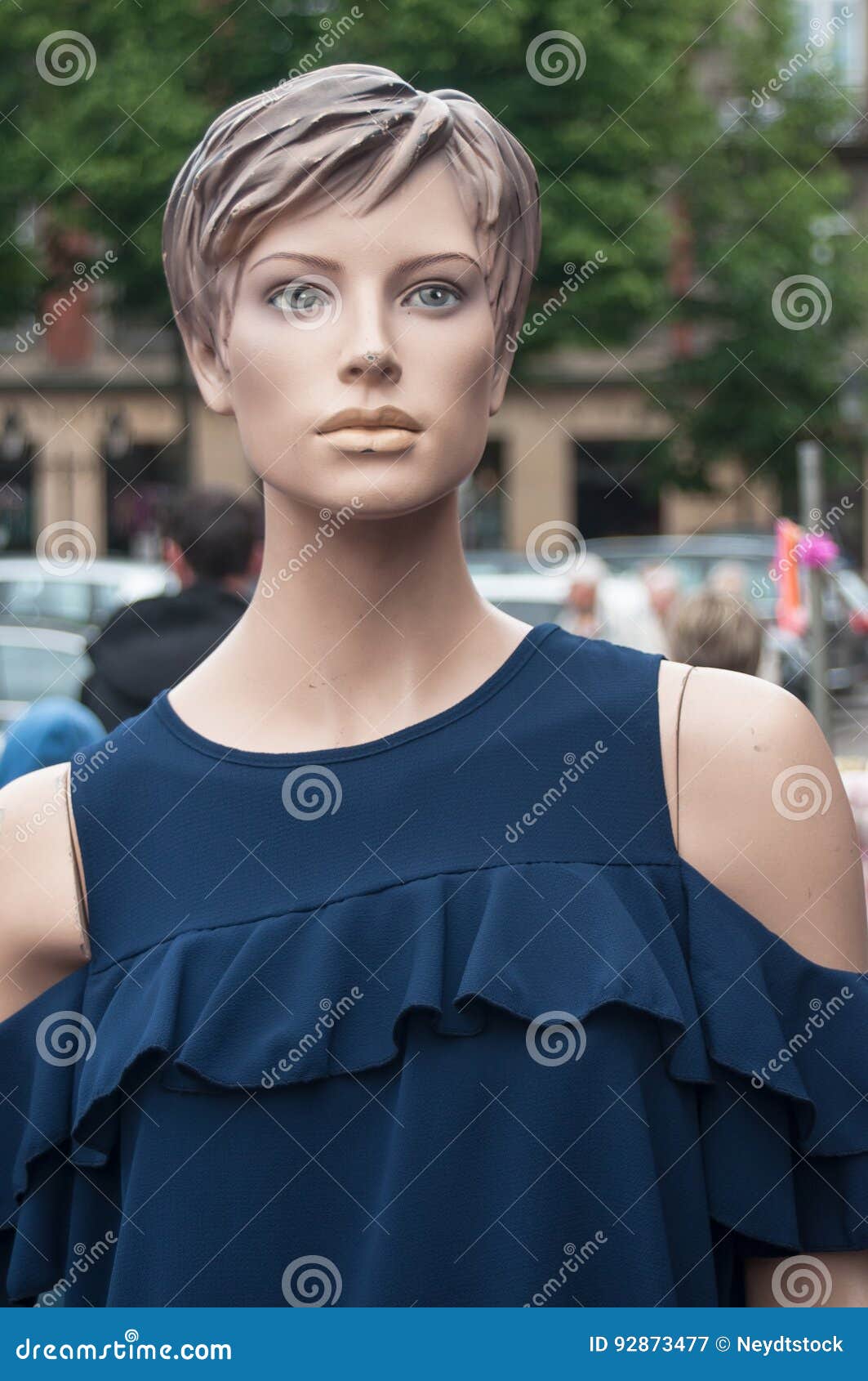 Vintage Mannequin at the Market Stock Image Image of body, textile