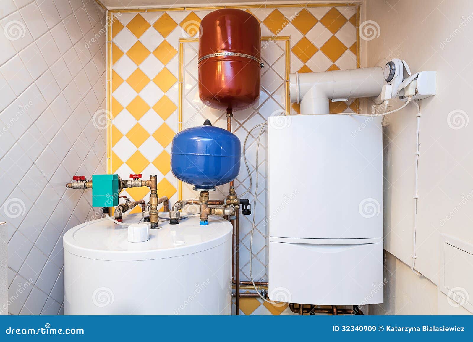 Vintage Mansion Boiler Room Stock Image Image of heat, temp 32340909