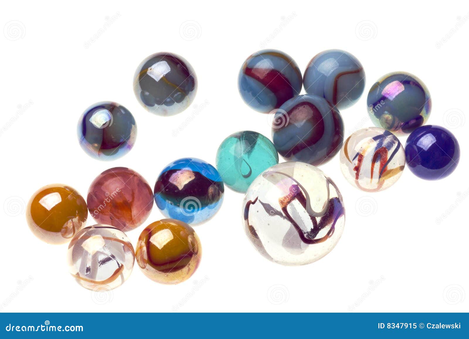 Vintage marbles isolated stock image. Image of vintage 8347915