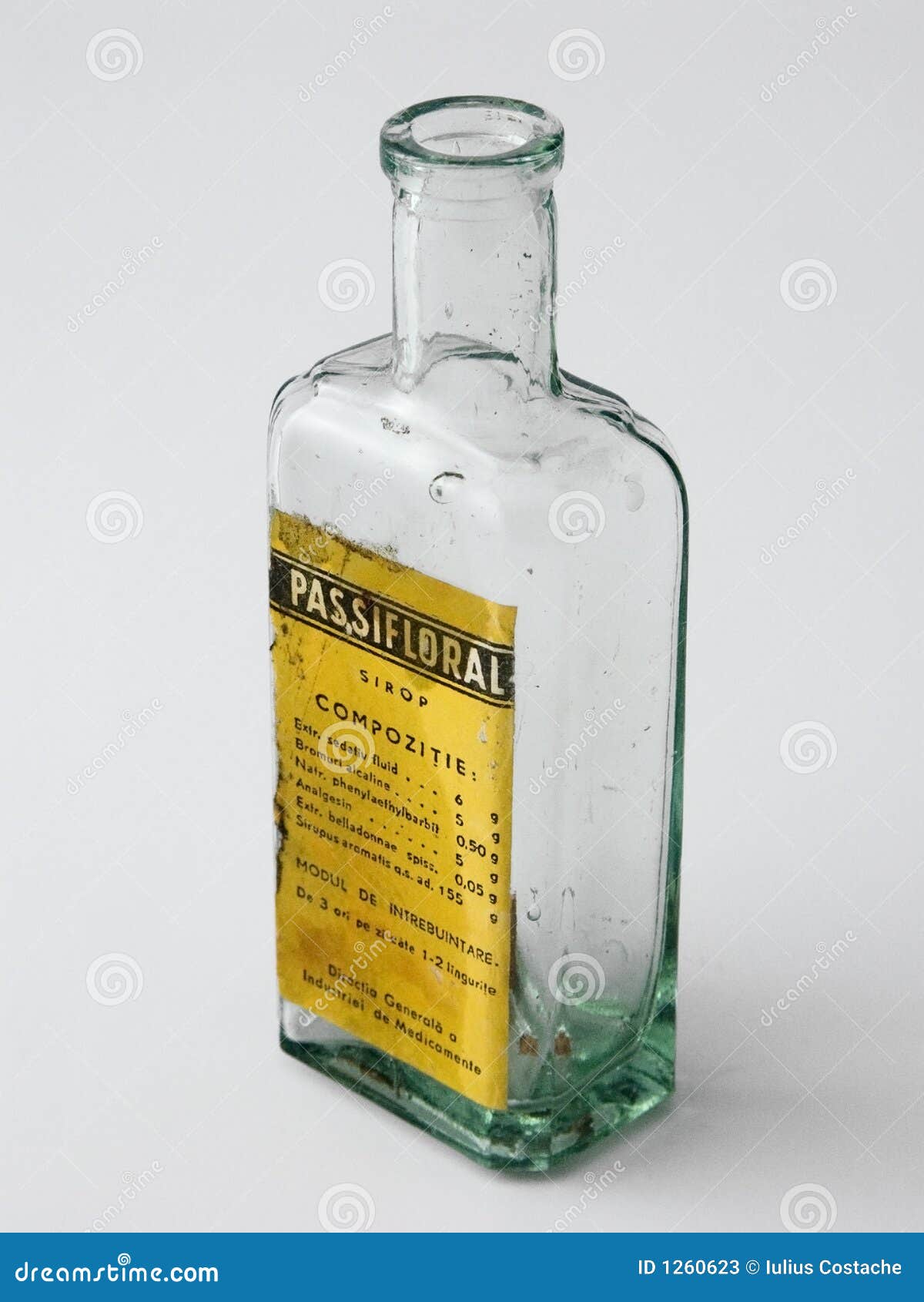 Vintage medicine bottle stock image. Image of doctor, hospital 1260623