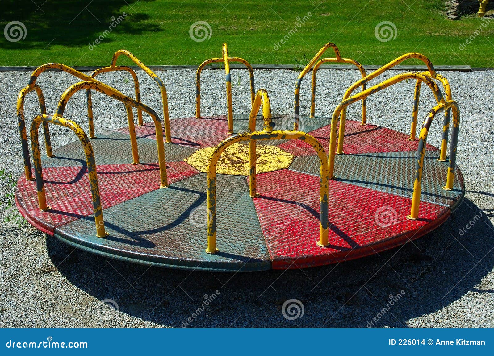 Vintage Merry Go Round stock photo. Image of antique, play 226014