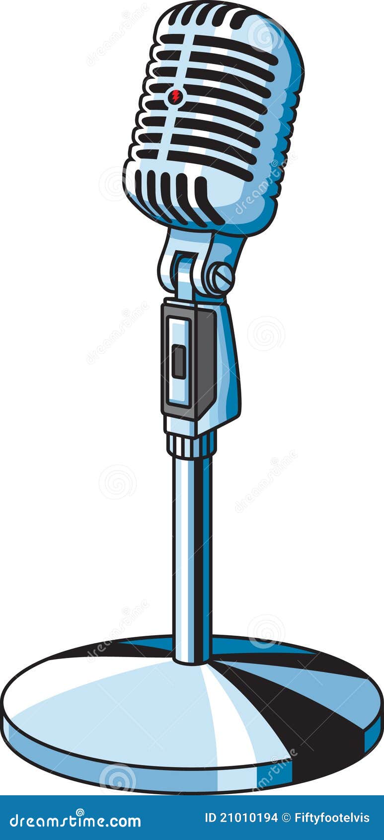 Vintage Microphone stock vector. Illustration of talk 21010194