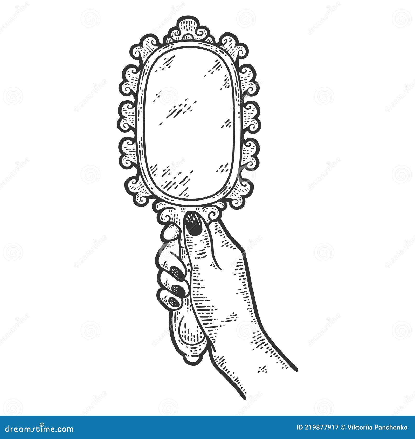 Learn How to Draw Beautiful Mirror (Everyday Objects) Step by Step : Drawing  Tutorials