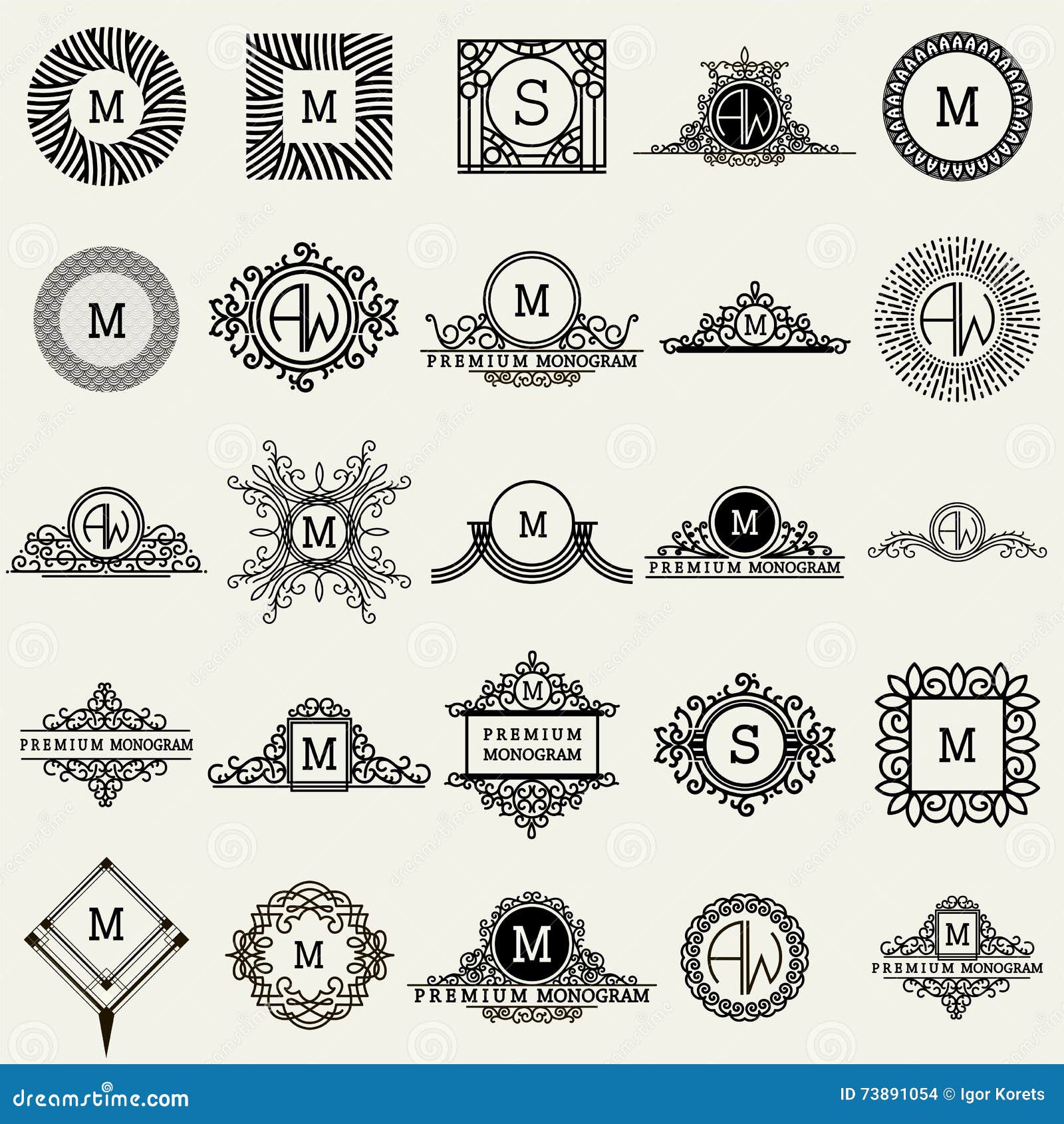 Monogram Icons