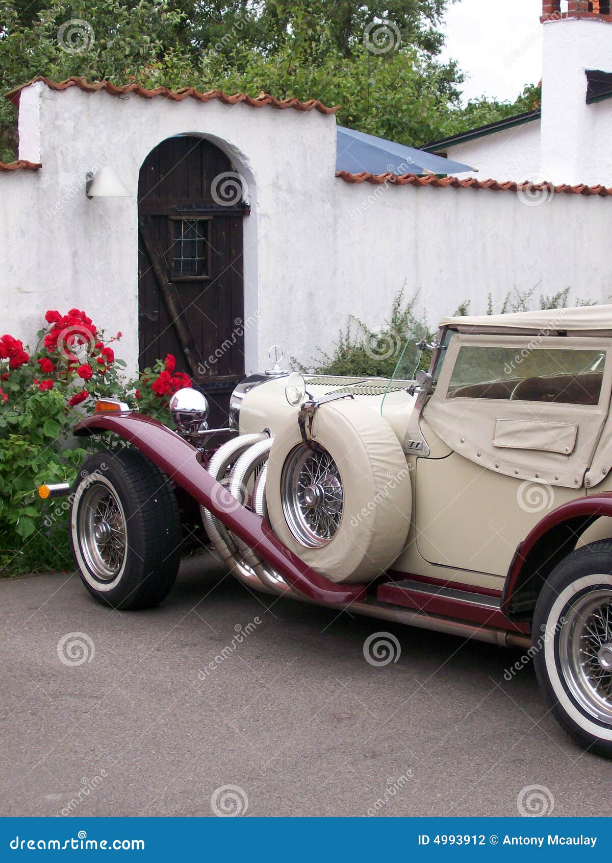 Vintage motor car stock photo. Image of automobile, exhaust 4993912