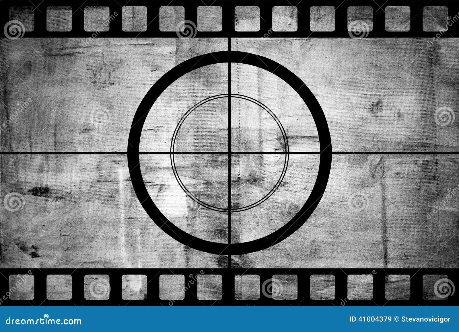Vintage Movie Film Strip With Countdown Border Stock Image  Image of record, design: 41004379