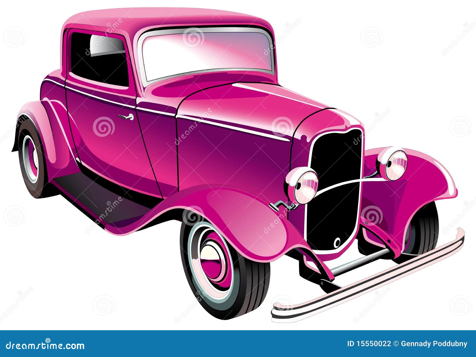 Vintage muscle car stock vector. Illustration of icon - 15550022