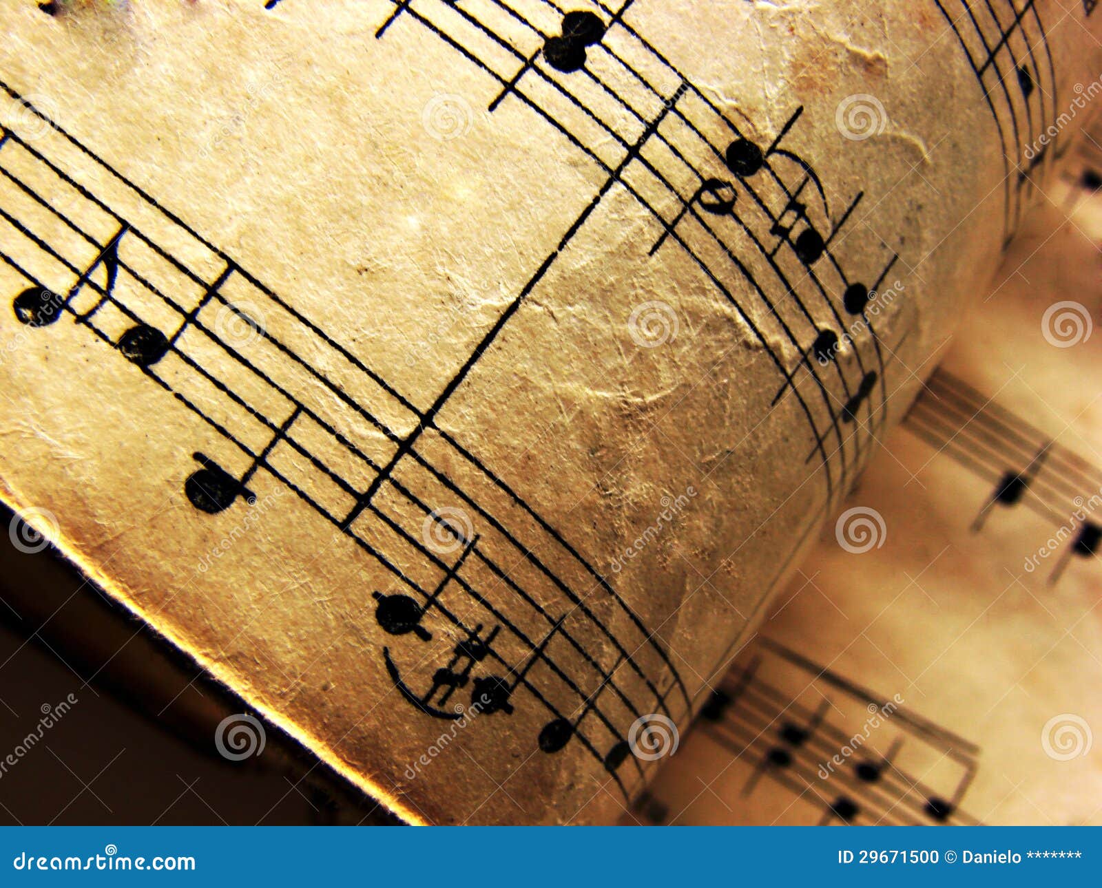 Vintage musical notes stock photo. Image of sheet, semicrochet 29671500