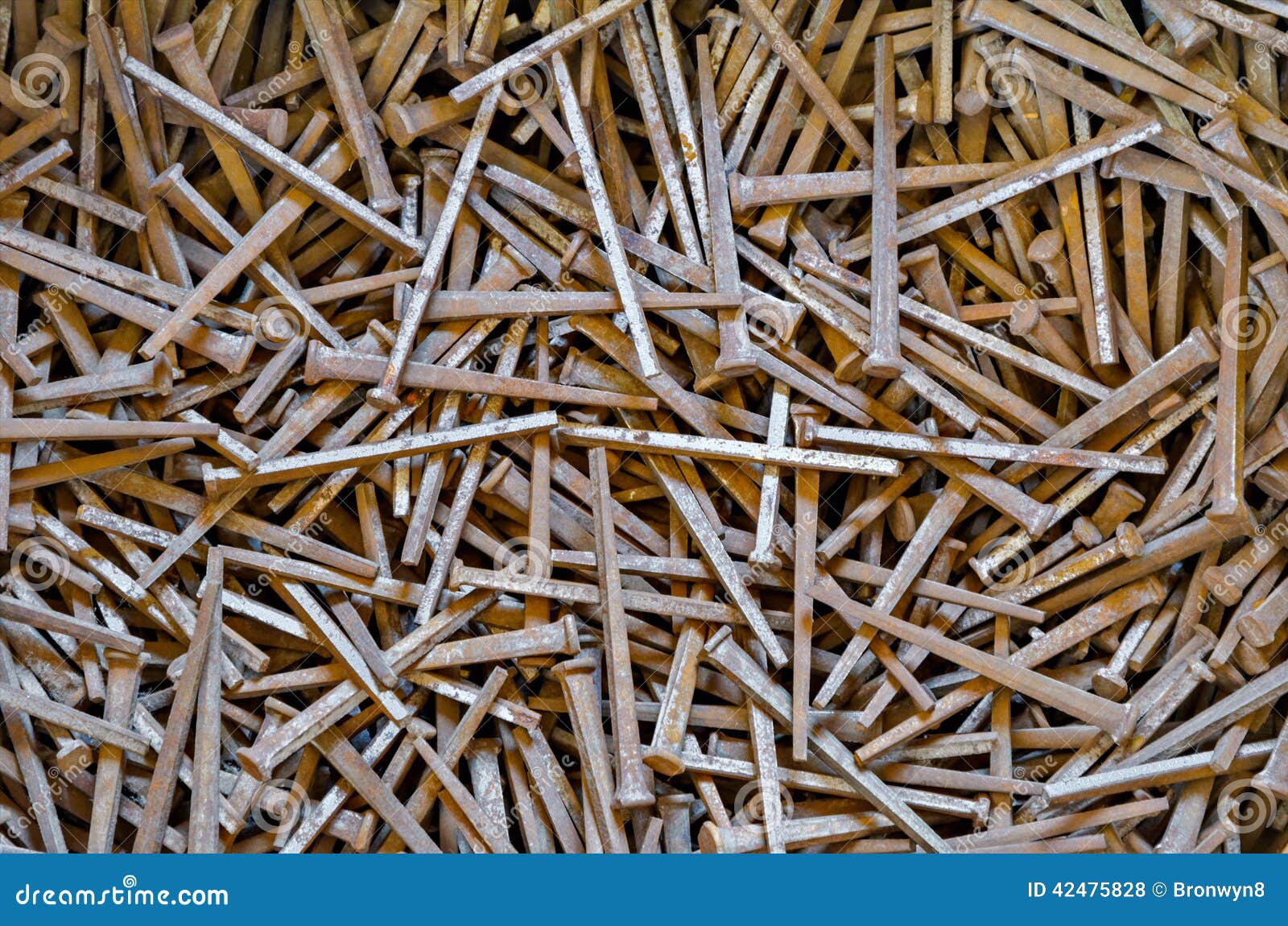 Vintage Nails Background stock photo. Image of steel 42475828