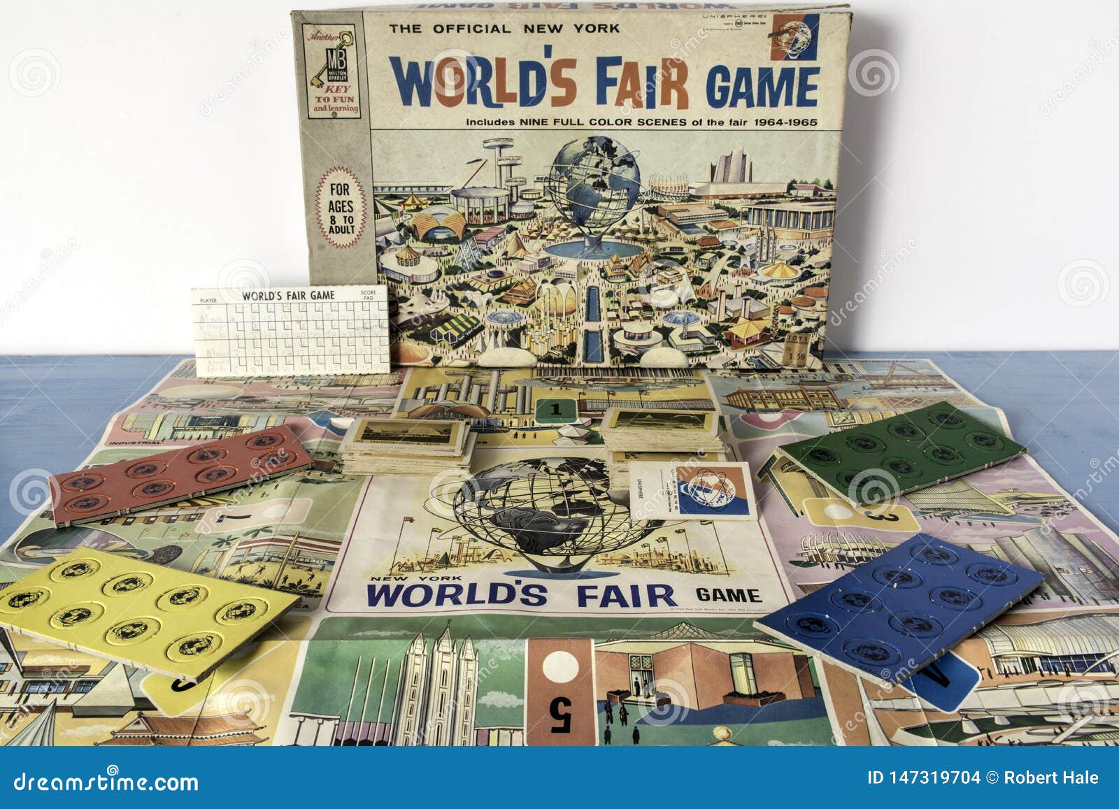 Vintage New York Worlds Fair Game Editorial Stock Image Image of play