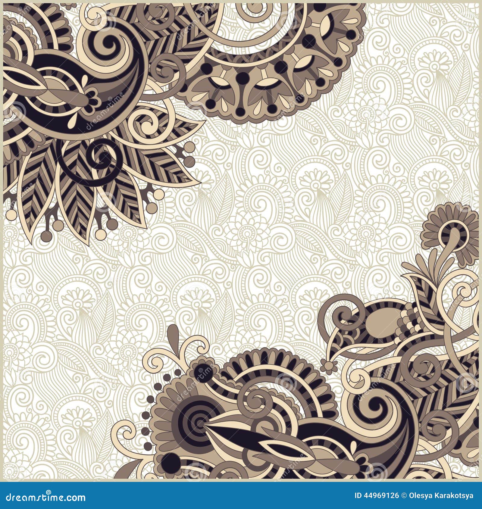 Vintage Ornamental Template Stock Vector - Illustration of lace, french ...