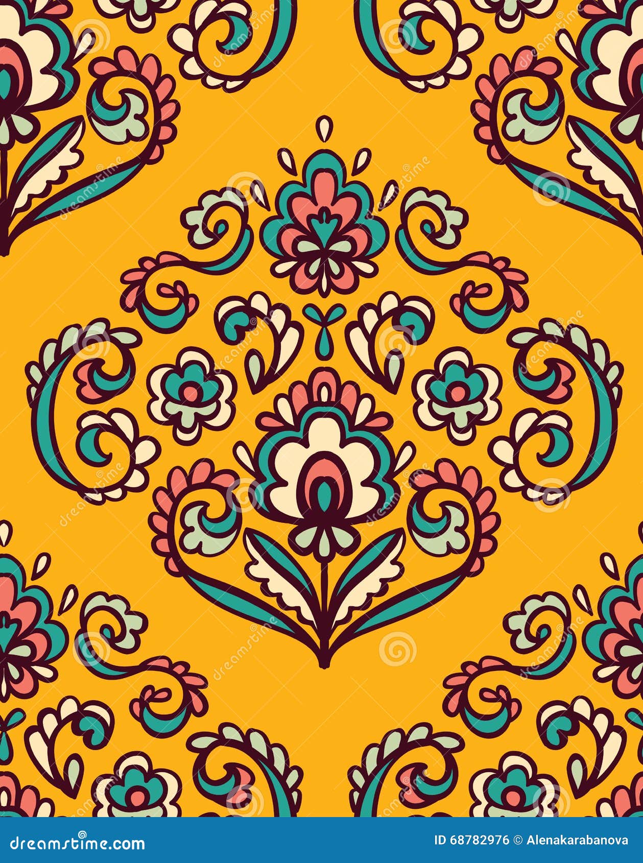 Vector Vintage Seamless Pattern Elements 0456 Vector Vintage Seamless Pattern Elements 0456