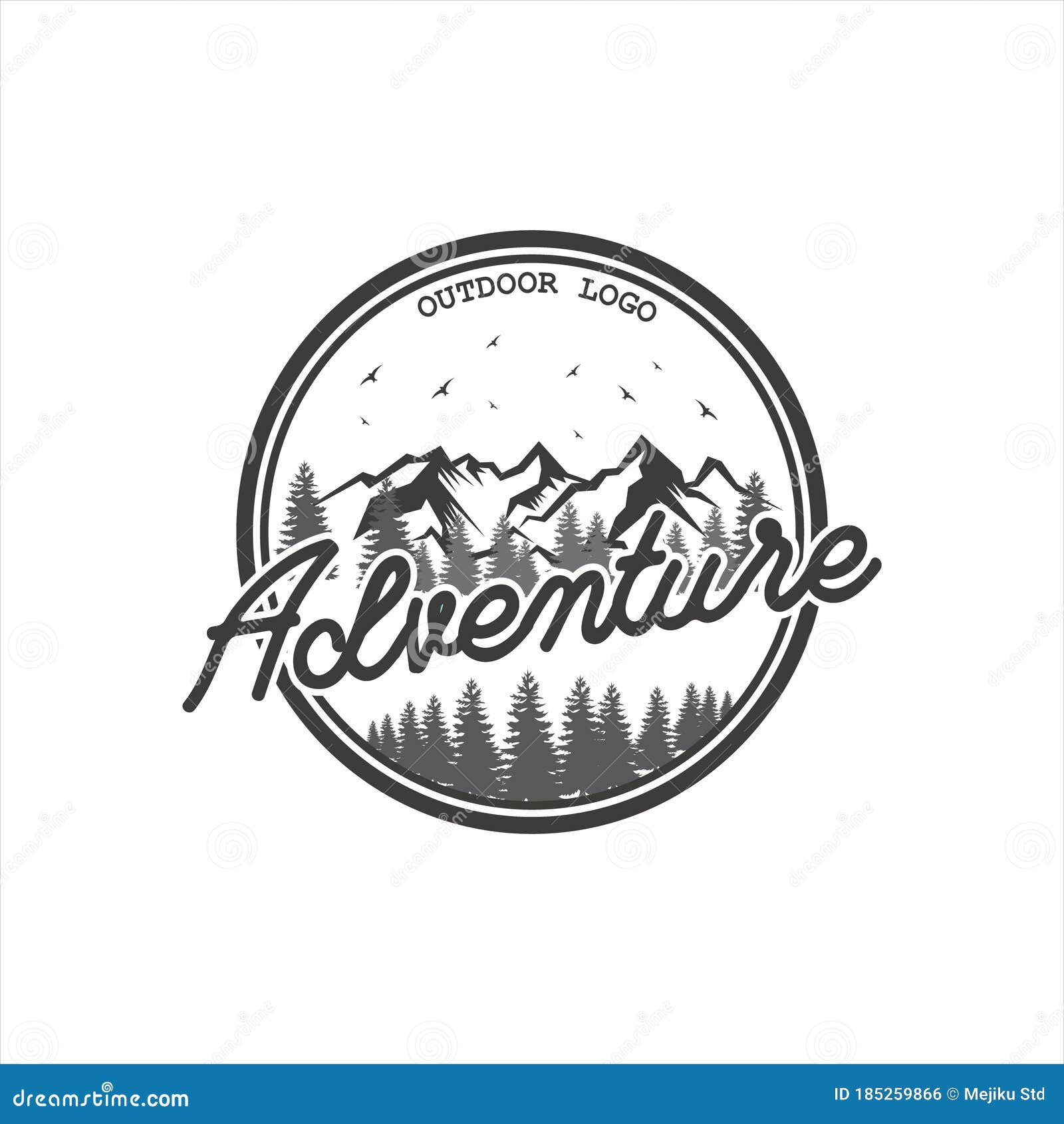 vintage outdoor adventure logos and nature expeditions