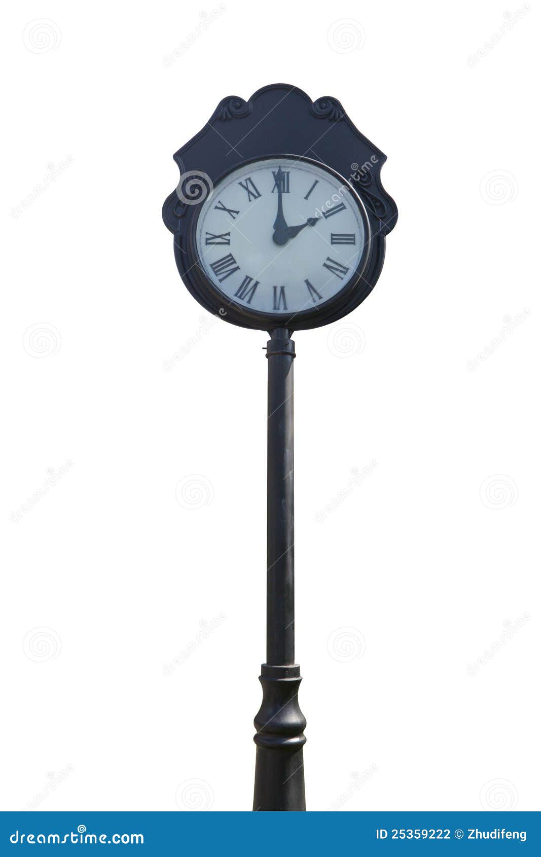 Vintage outdoor Clock stock photo. Image of needle, aged 25359222