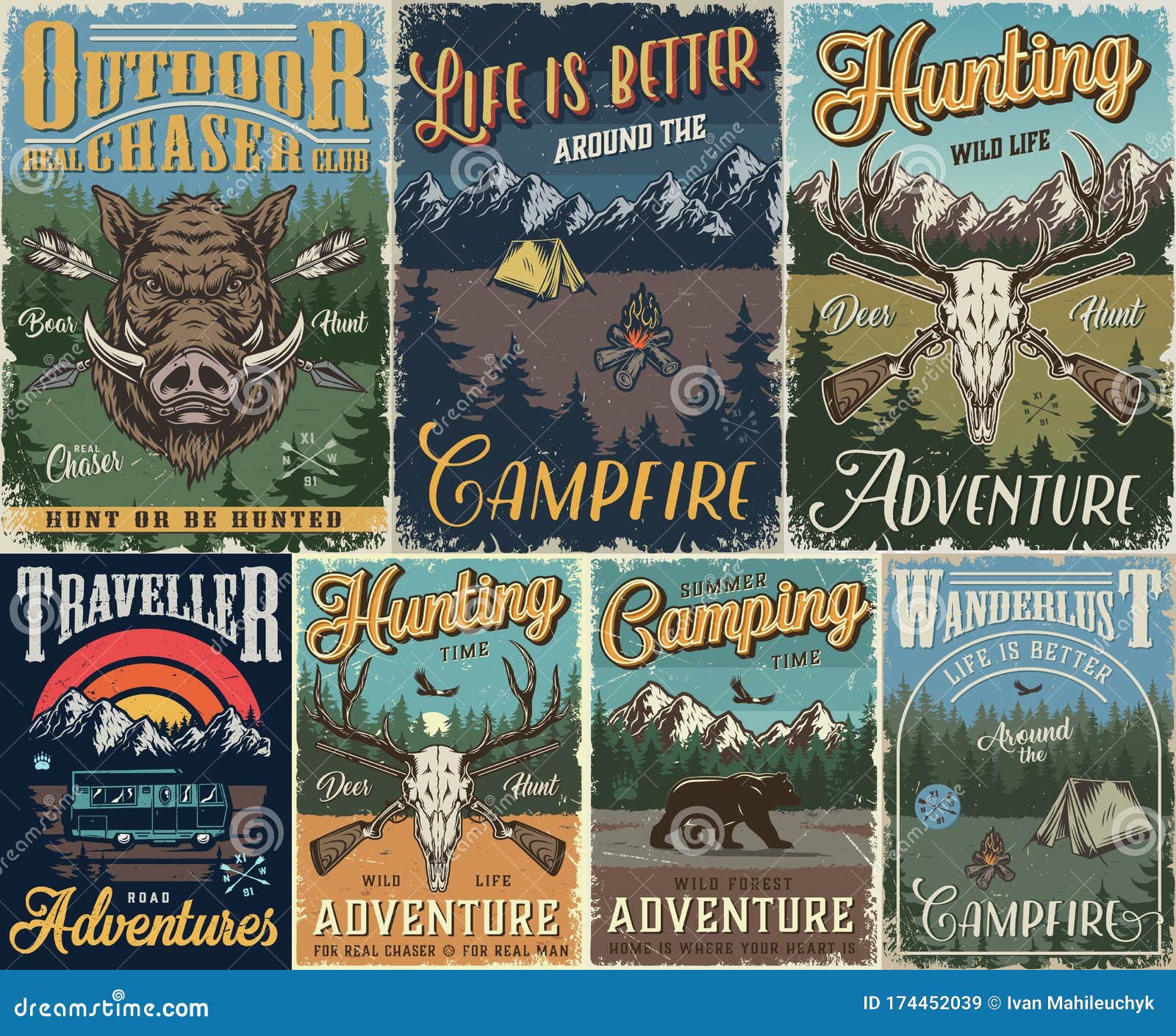 vintage outdoor recreation posters