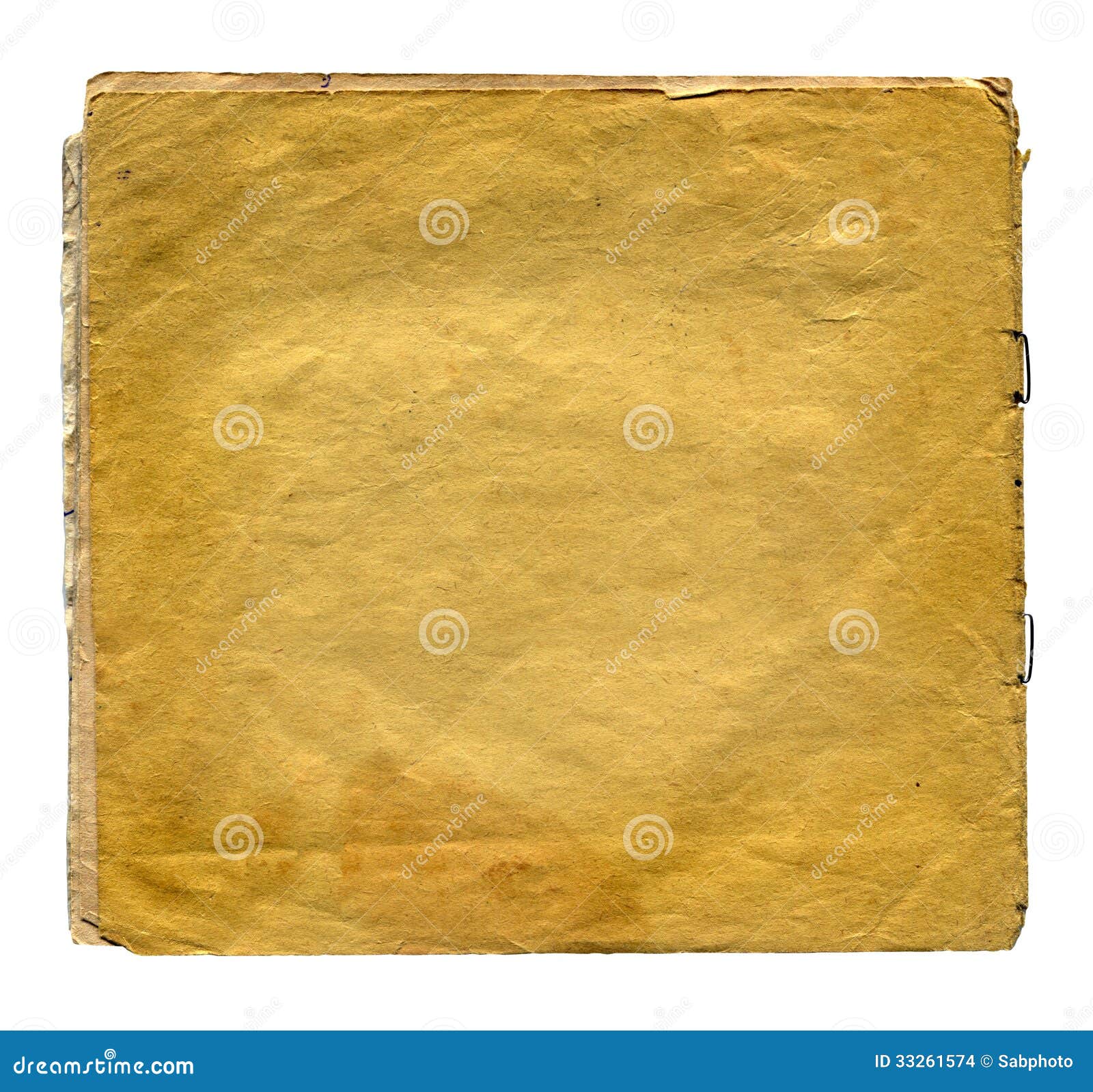 Vintage Paper Page Isolated Stock Photo - Image of isolated, abstract ...