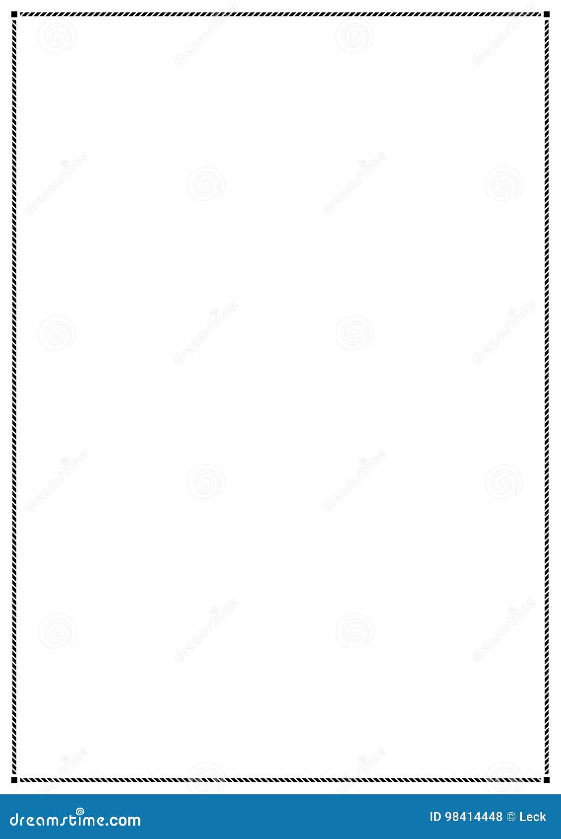 Vector Page Border A4 Design for Project Stock Vector ...